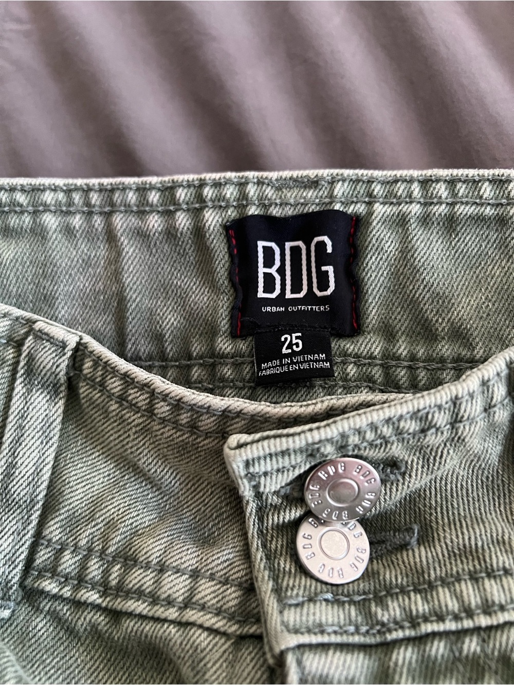 BDG Slim Women’s Jeans in Olive